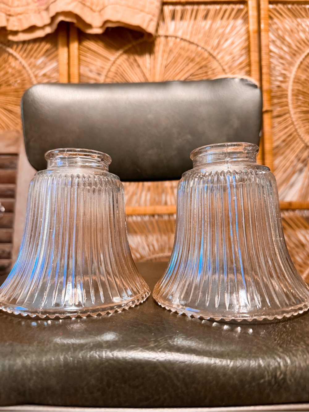 Vintage Glass Lamp Shades